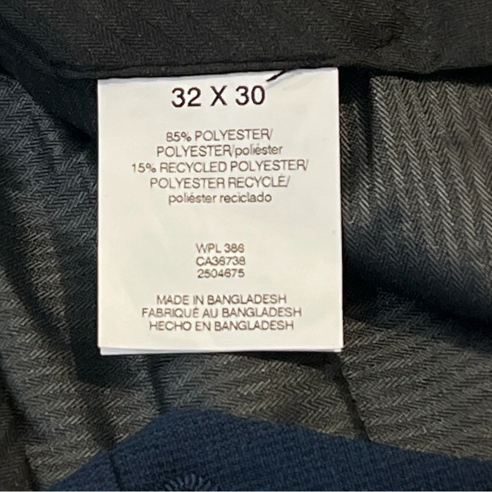 Kenneth Cole Reaction Mens Dress Pants, Straight Leg, Blue, Size 32x30‎